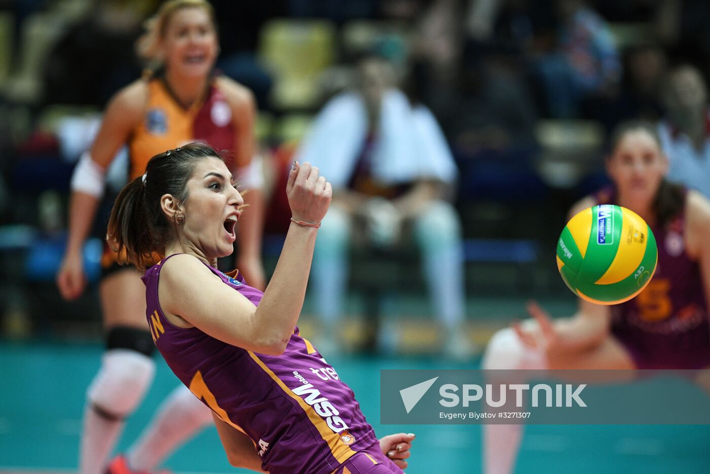 Volleyball Champions League. Dynamo Moscow vs. Galatasaray