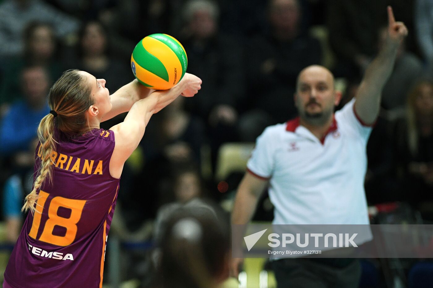 Volleyball Champions League. Dynamo Moscow vs. Galatasaray