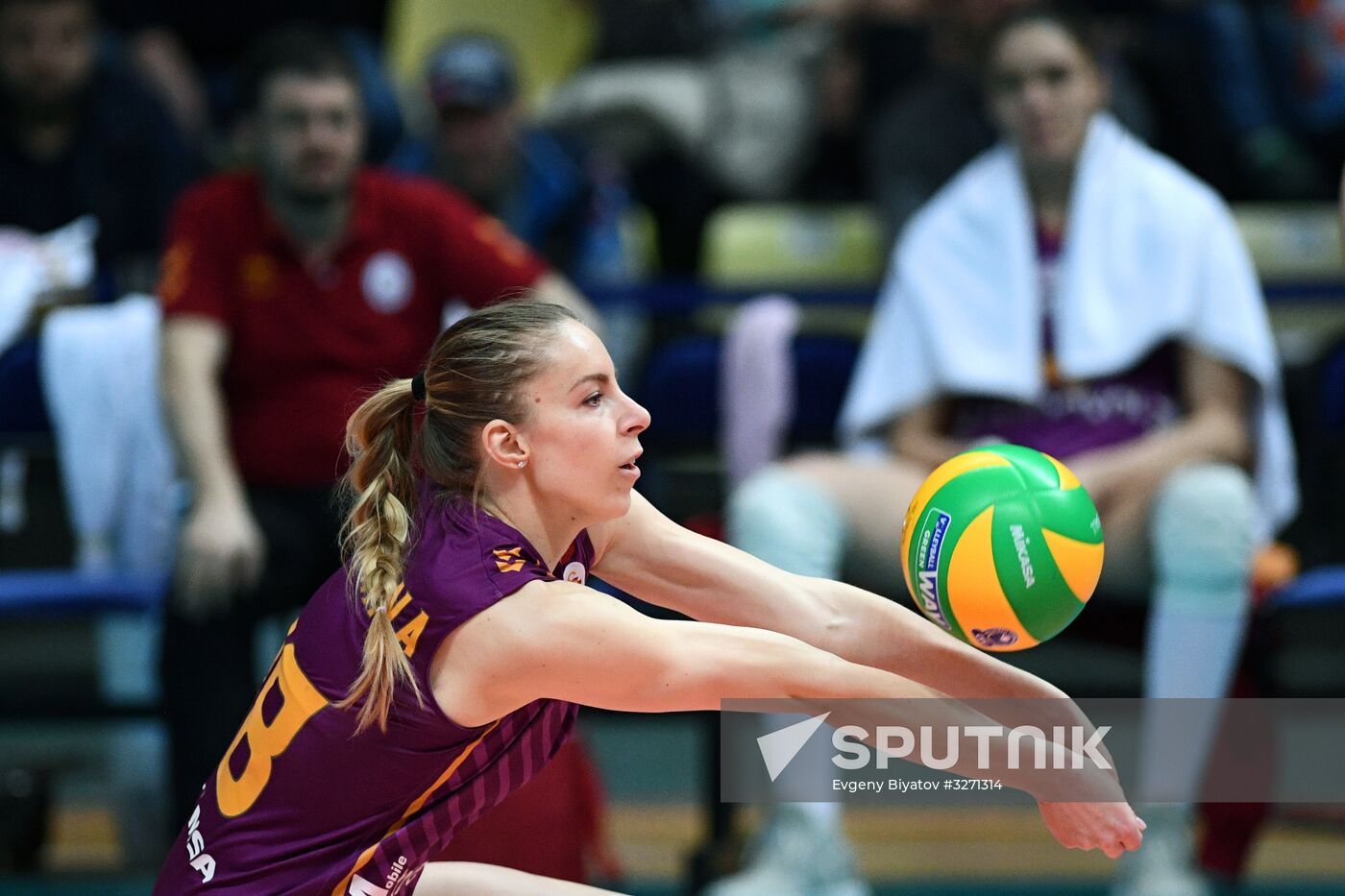 Volleyball Champions League. Dynamo Moscow vs. Galatasaray