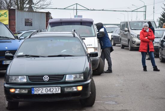 Protest at Ukraine-Poland border