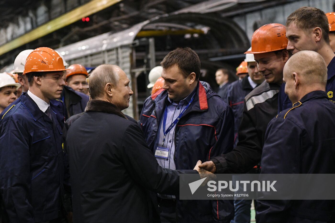 President Vladimir Putin on a working visit to Tver Region