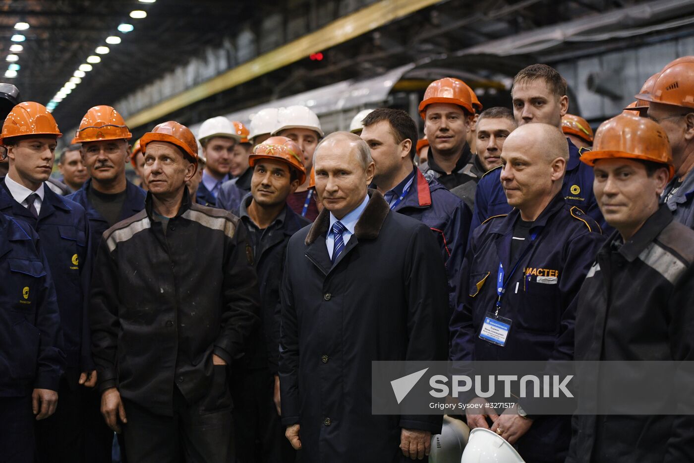 President Vladimir Putin on a working visit to Tver Region