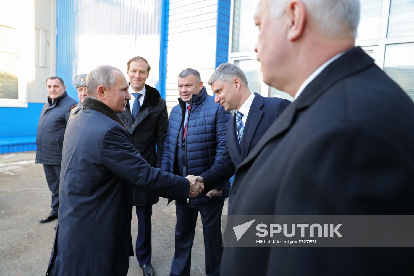 President Vladimir Putin on a working visit to Tver Region