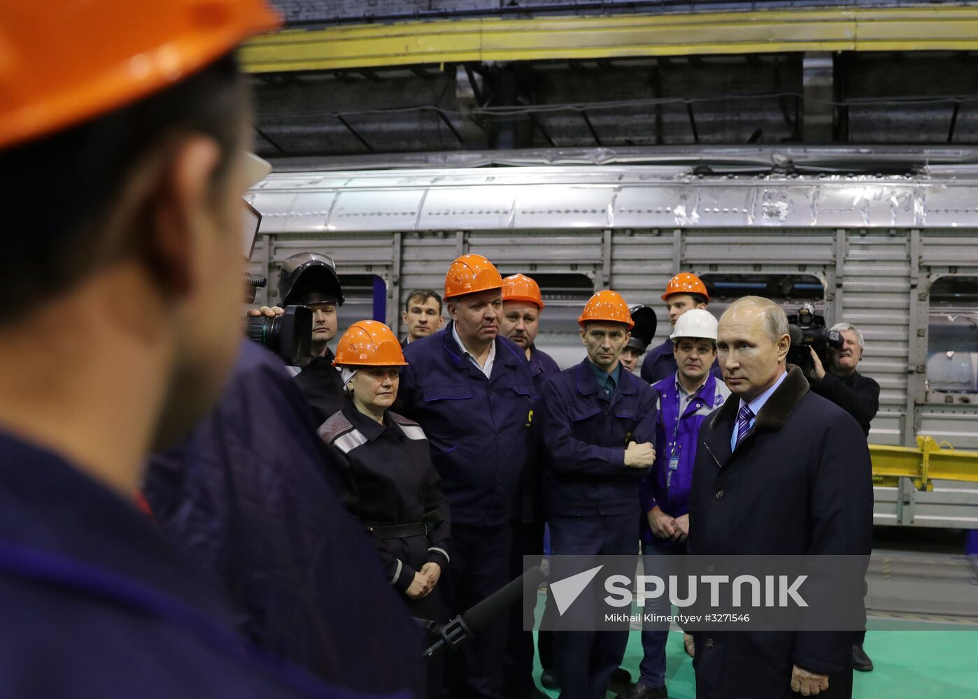 President Vladimir Putin on a working visit to Tver Region