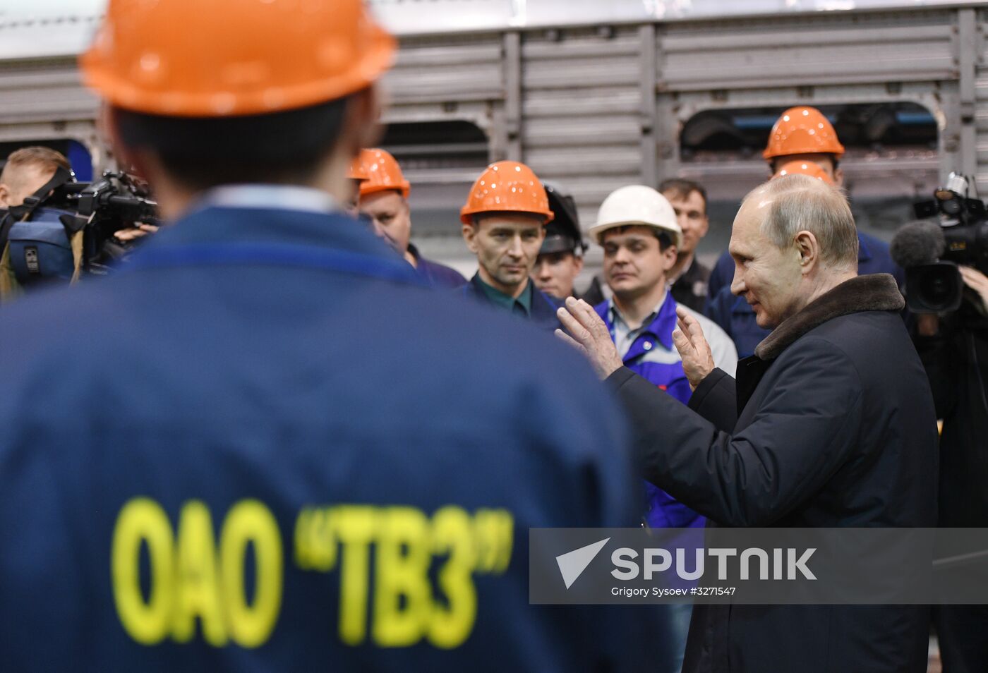 President Vladimir Putin on a working visit to Tver Region