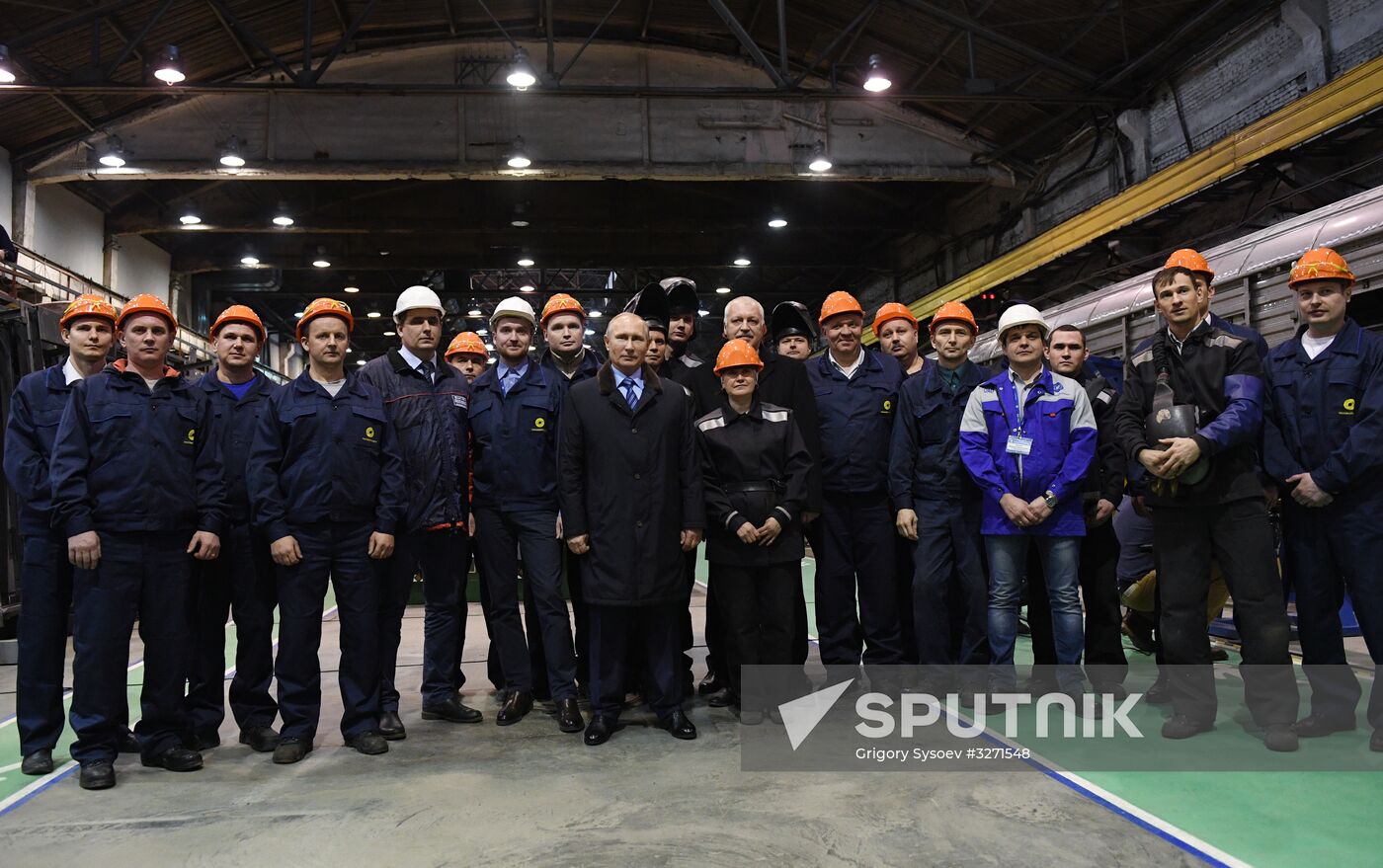 President Vladimir Putin on a working visit to Tver Region