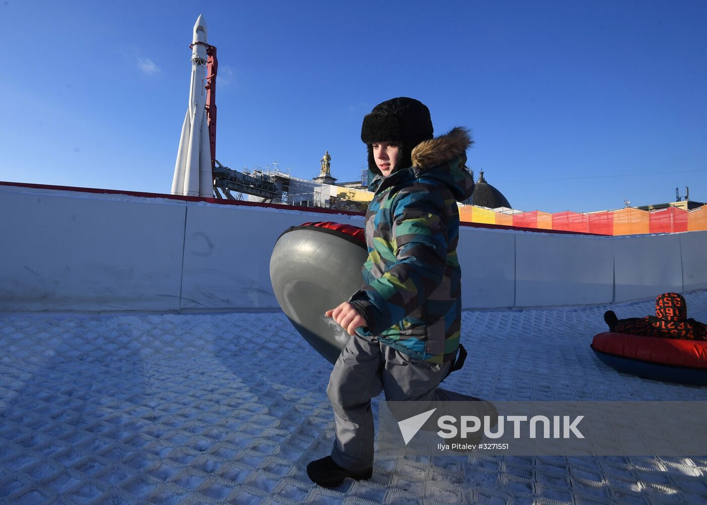 Tubing slide at VDNKh