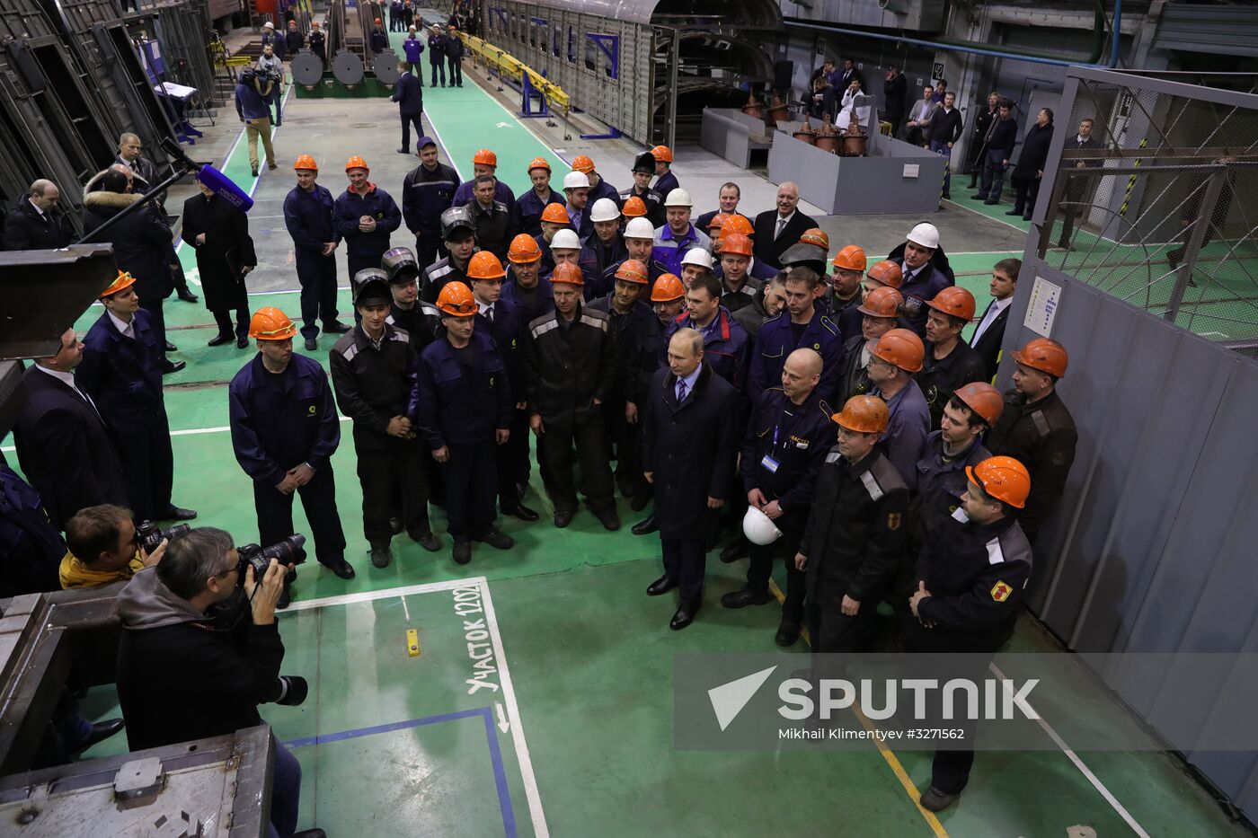 President Vladimir Putin on a working visit to Tver Region