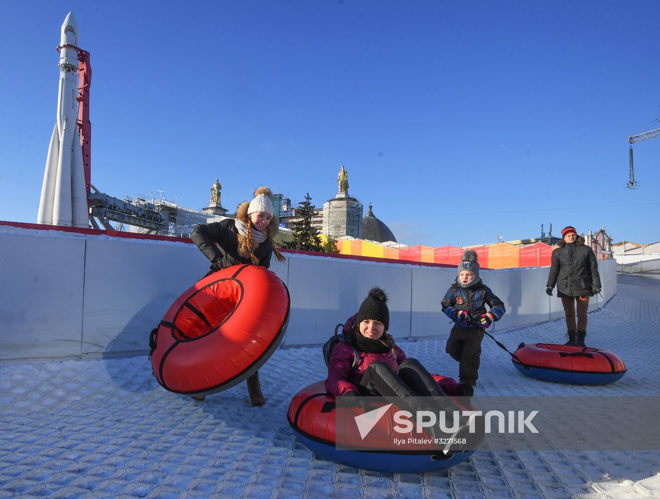 Tubing slide at VDNKh