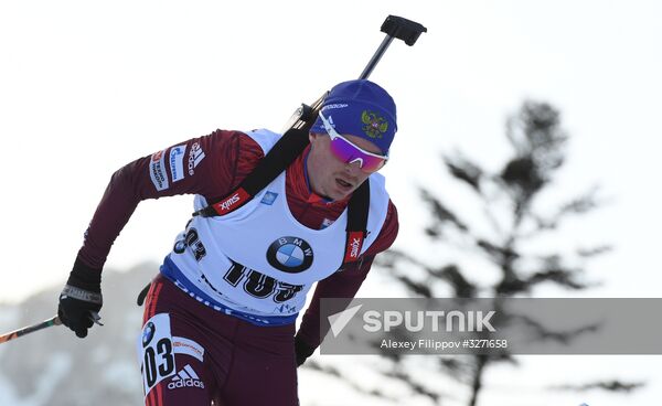 Biathlon World Cup 5. Men. Individual race