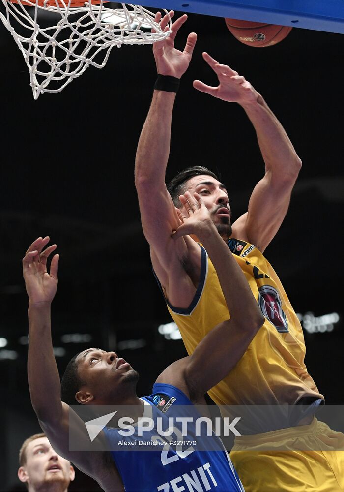 Eurocup Basketball. Zenit vs. Fiat Torino
