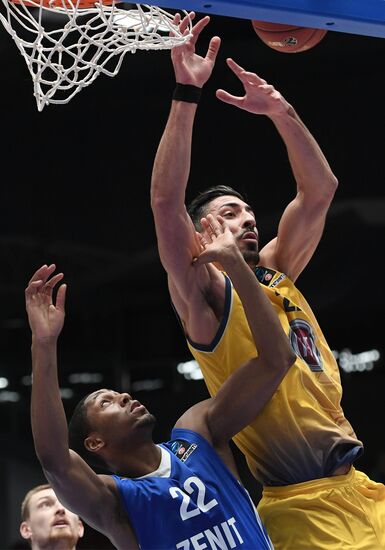 Eurocup Basketball. Zenit vs. Fiat Torino