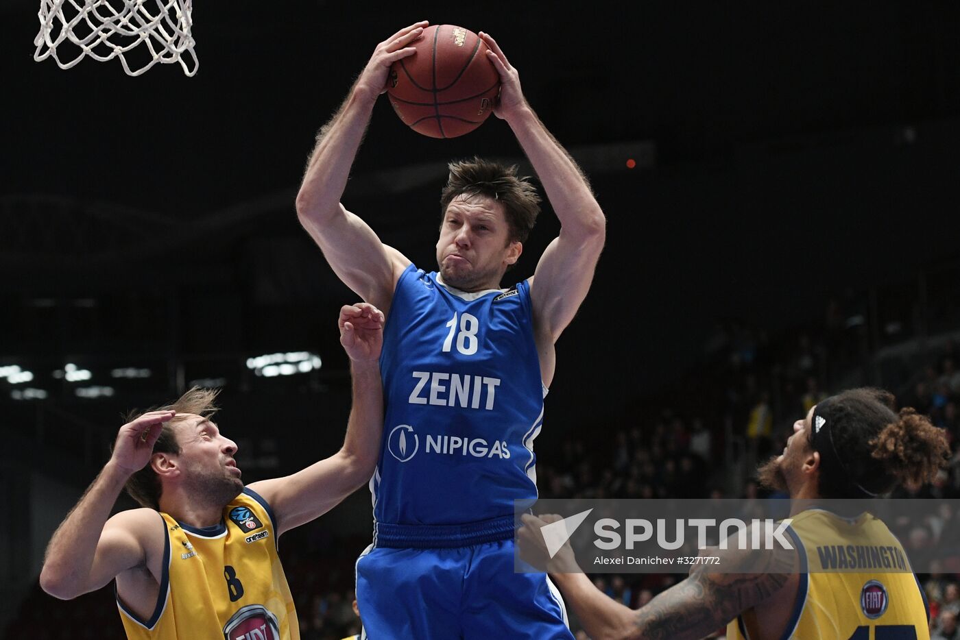 Eurocup Basketball. Zenit vs. Fiat Torino