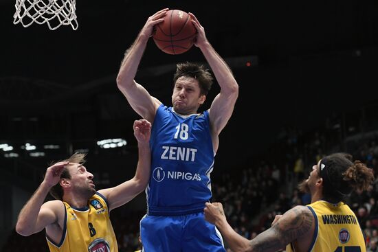 Eurocup Basketball. Zenit vs. Fiat Torino