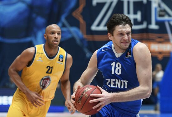 Eurocup Basketball. Zenit vs. Fiat Torino