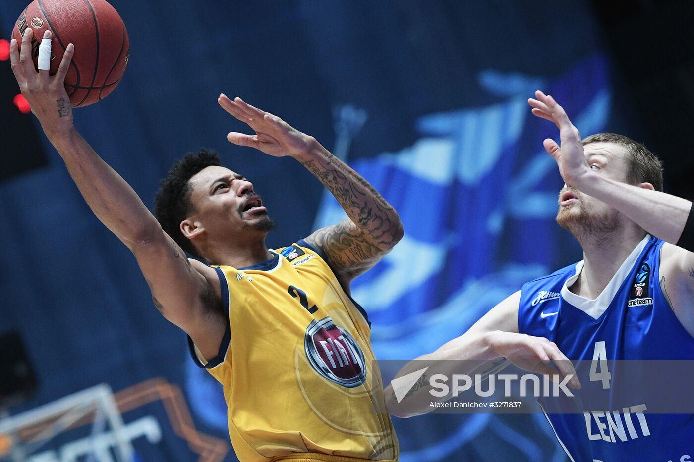 Eurocup Basketball. Zenit vs. Fiat Torino