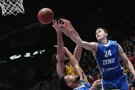 Eurocup Basketball. Zenit vs. Fiat Torino