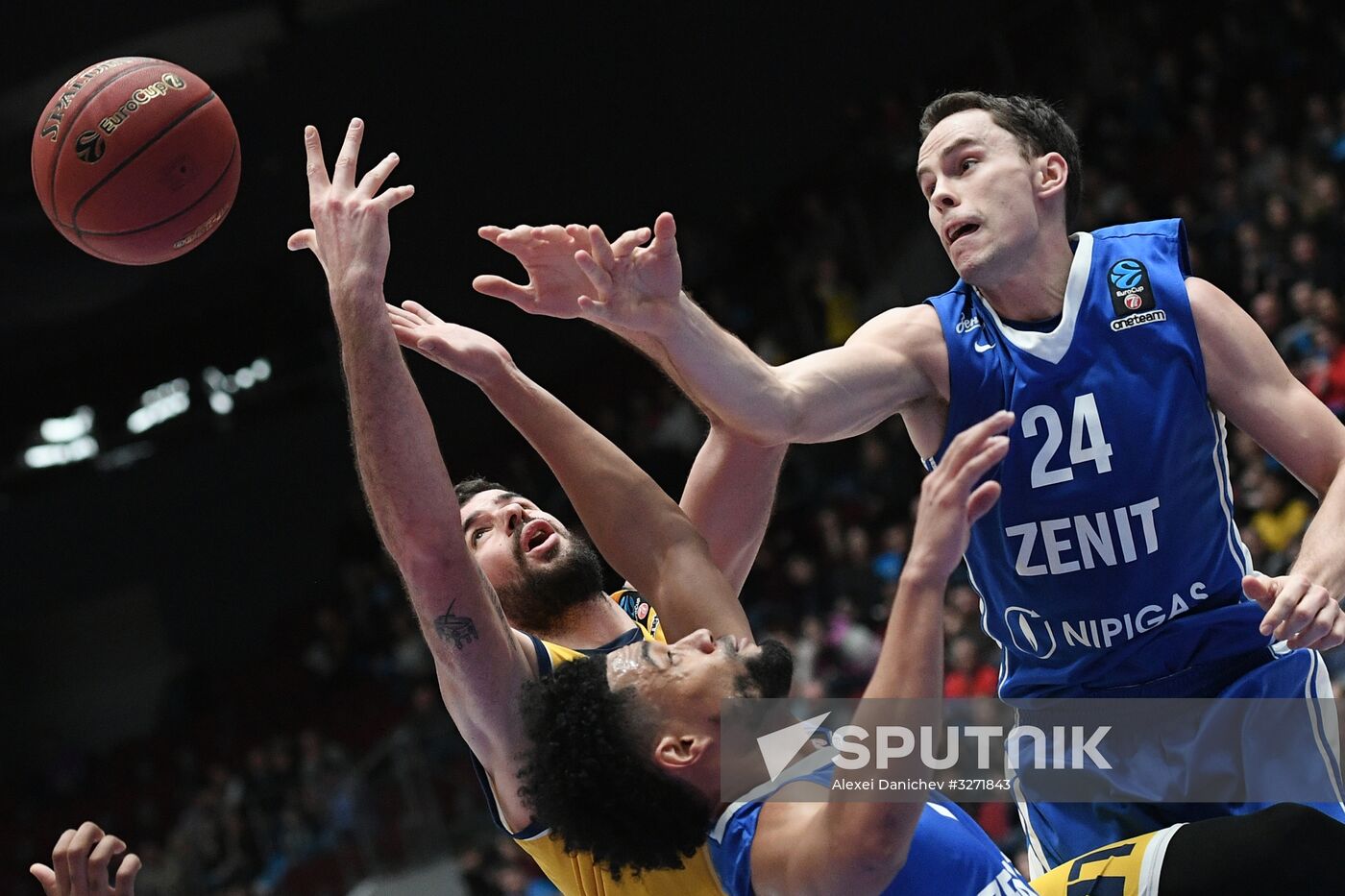 Eurocup Basketball. Zenit vs. Fiat Torino