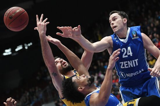Eurocup Basketball. Zenit vs. Fiat Torino