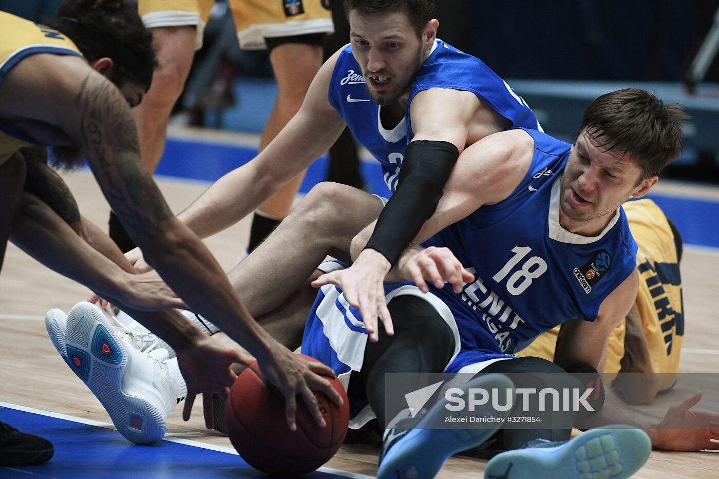 Eurocup Basketball. Zenit vs. Fiat Torino