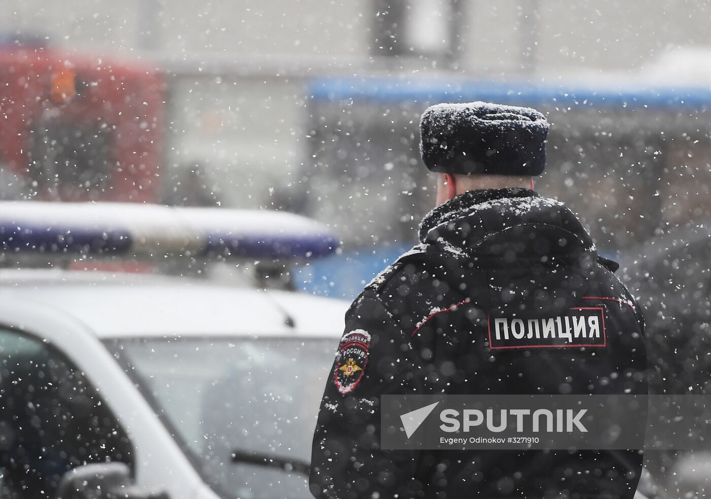 Snow in Moscow
