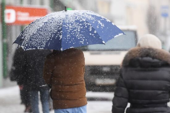 Snow in Moscow