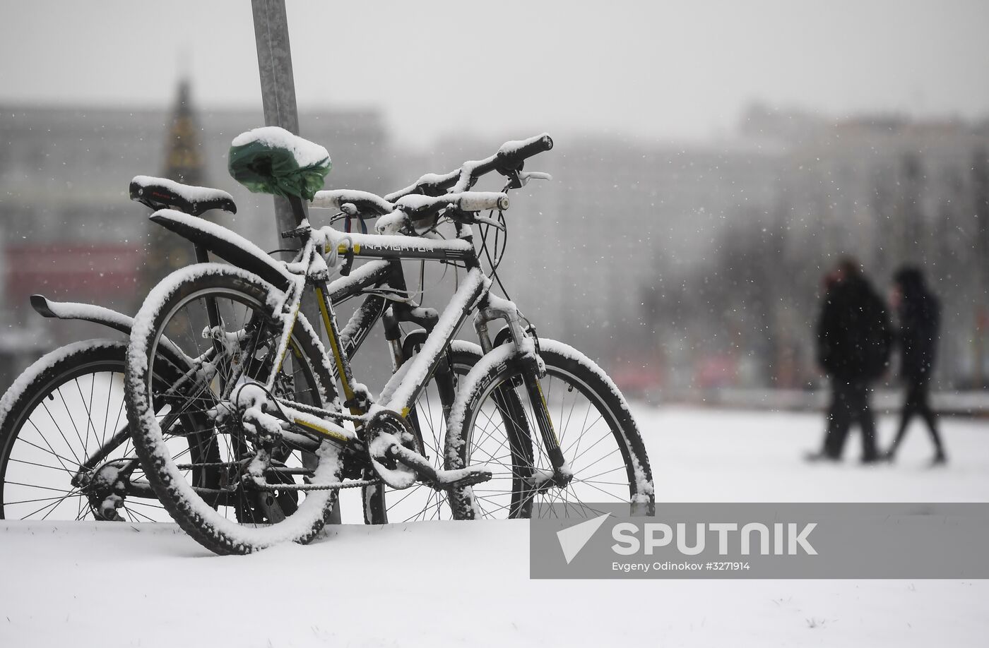 Snow in Moscow