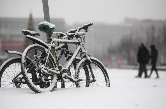 Snow in Moscow