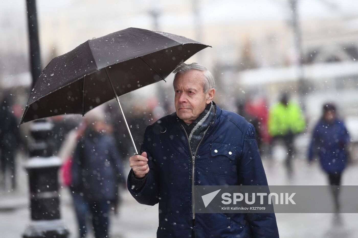 Snow in Moscow