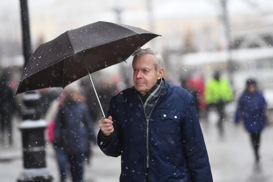 Snow in Moscow