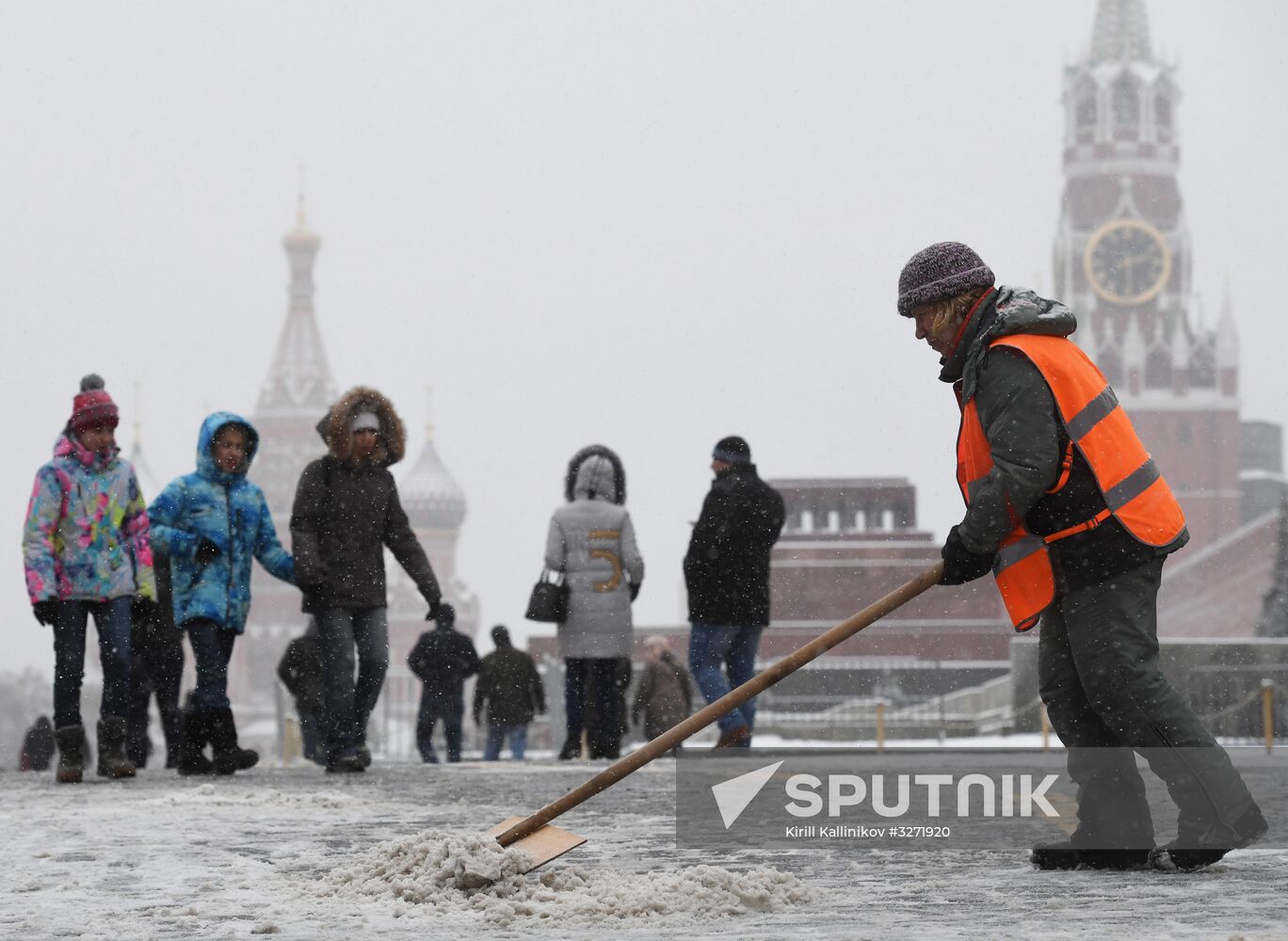 Snow in Moscow