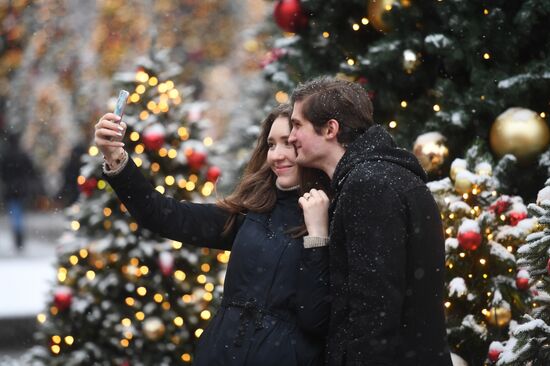 Snow in Moscow