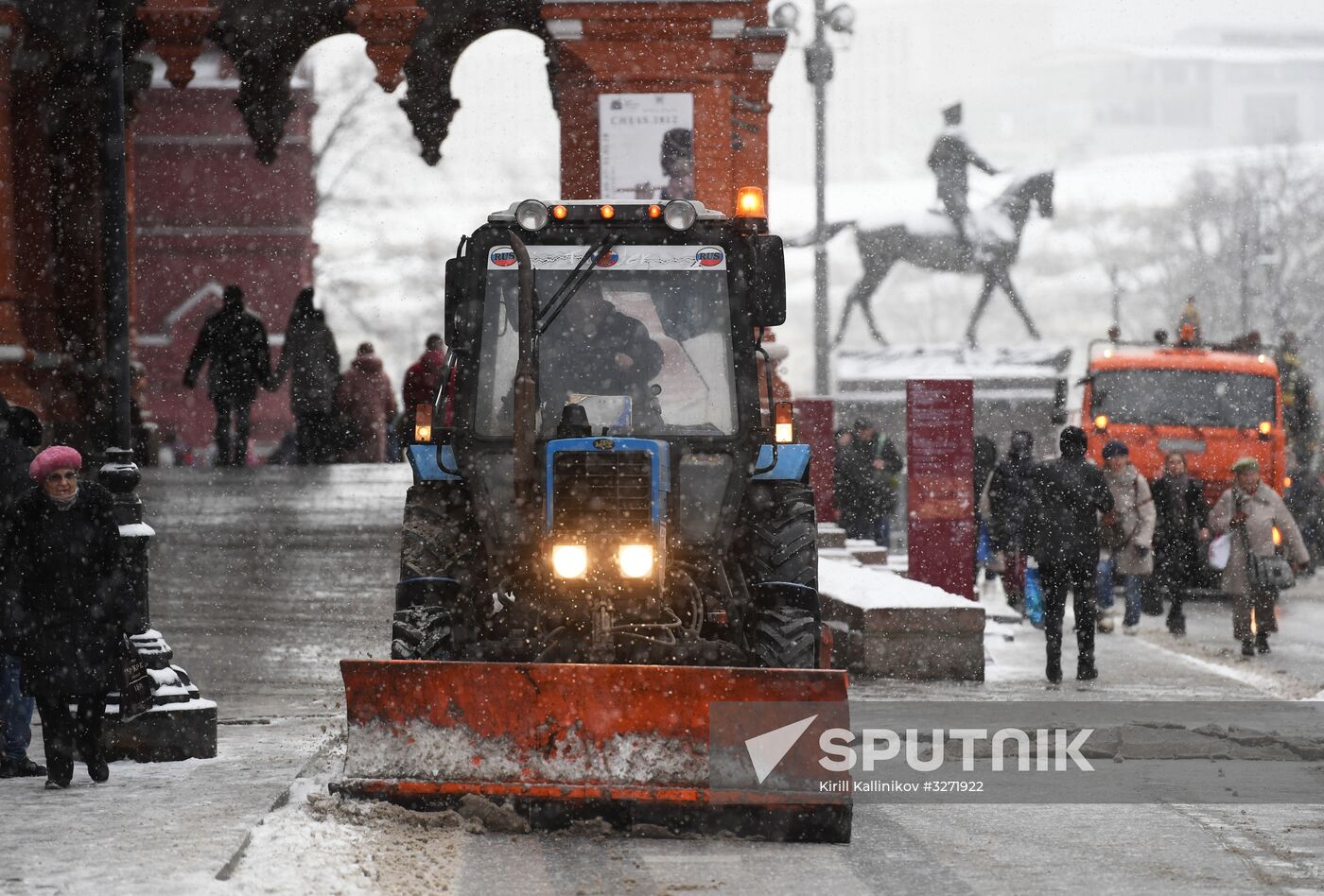 Snow in Moscow