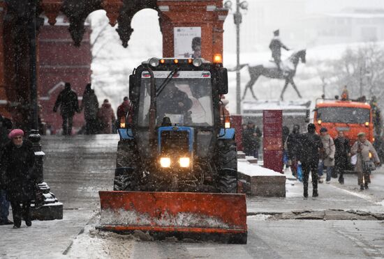 Snow in Moscow