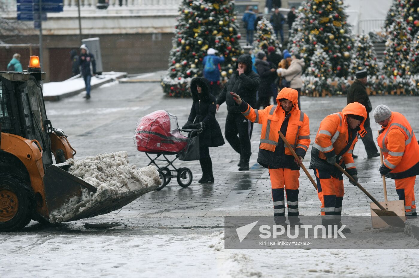 Snow in Moscow