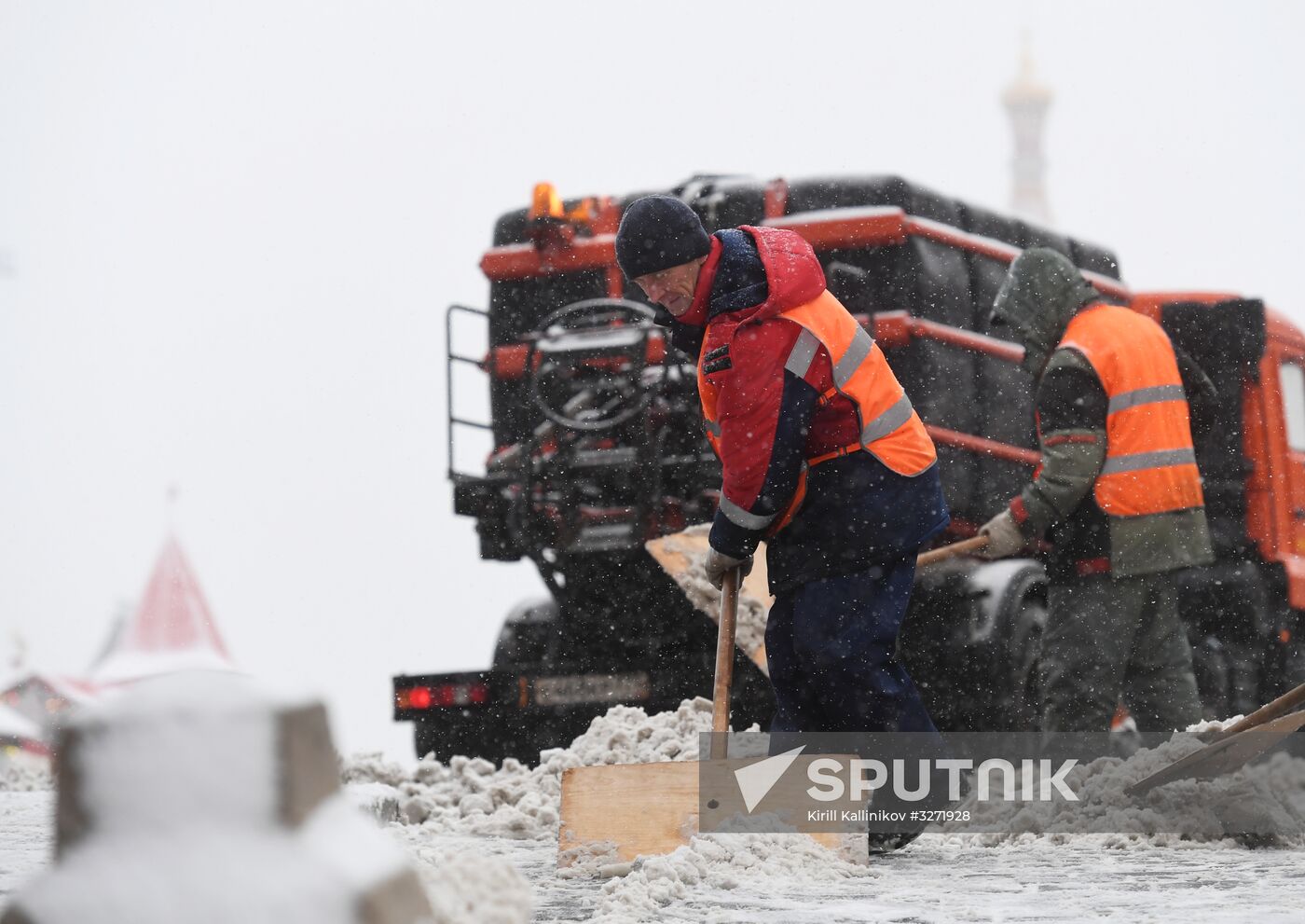 Snow in Moscow
