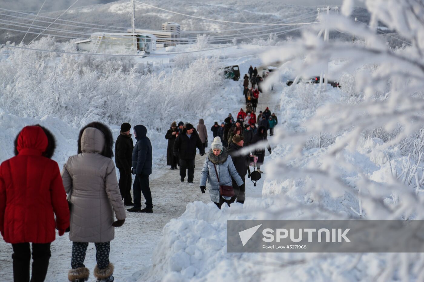 'First dawn' in Murmansk