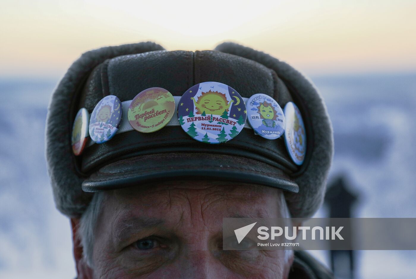 'First dawn' in Murmansk