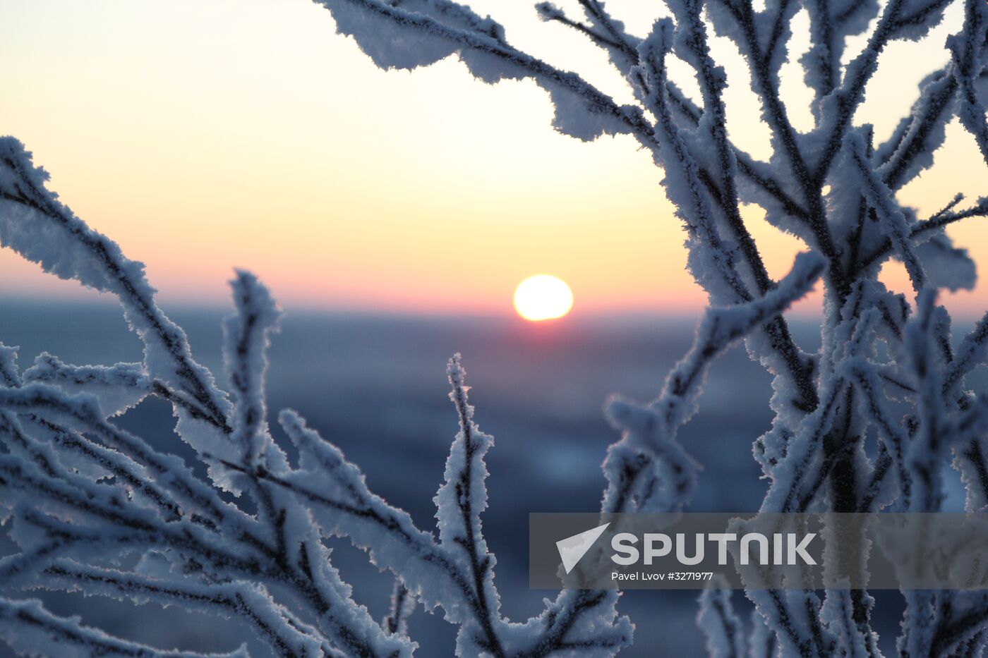 'First dawn' in Murmansk