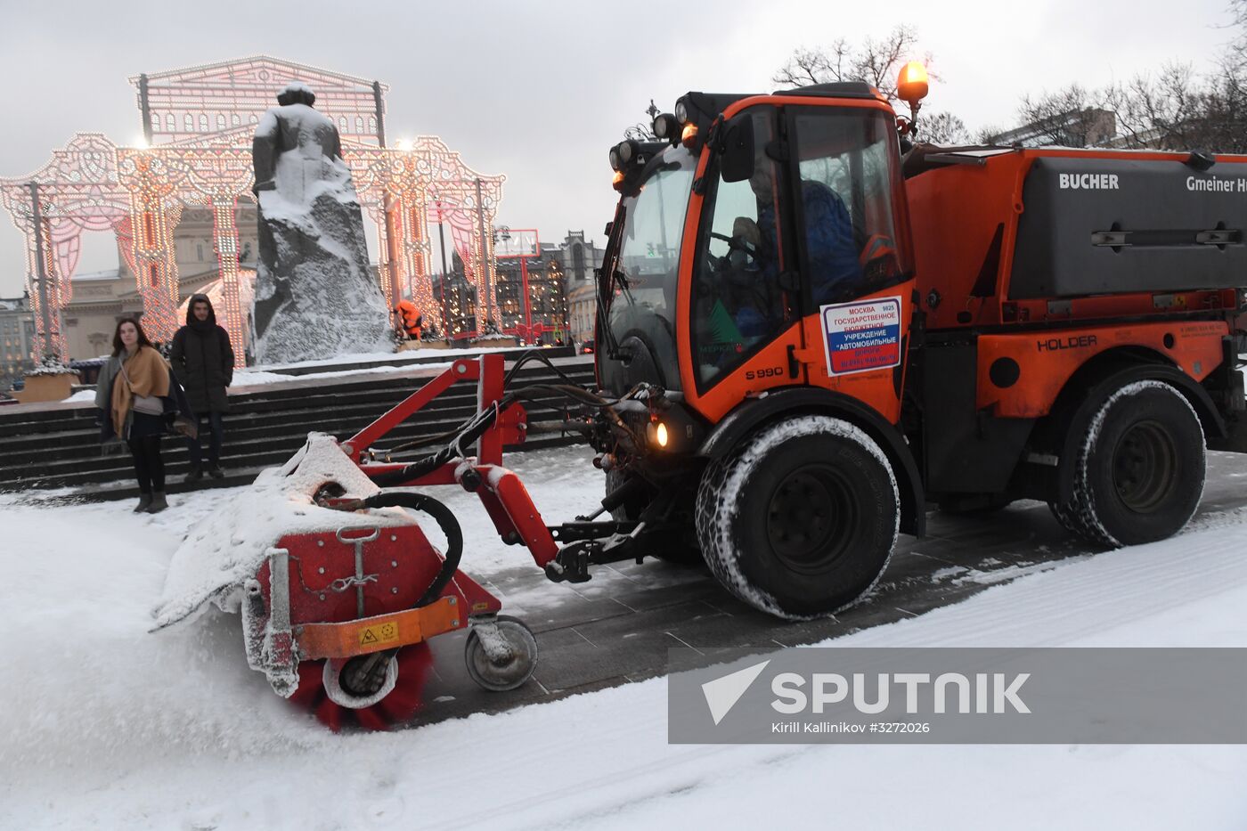 Snow in Moscow