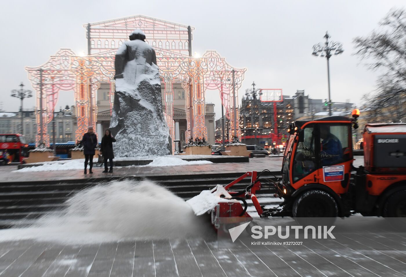 Snow in Moscow