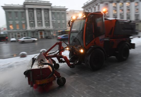 Snow in Moscow