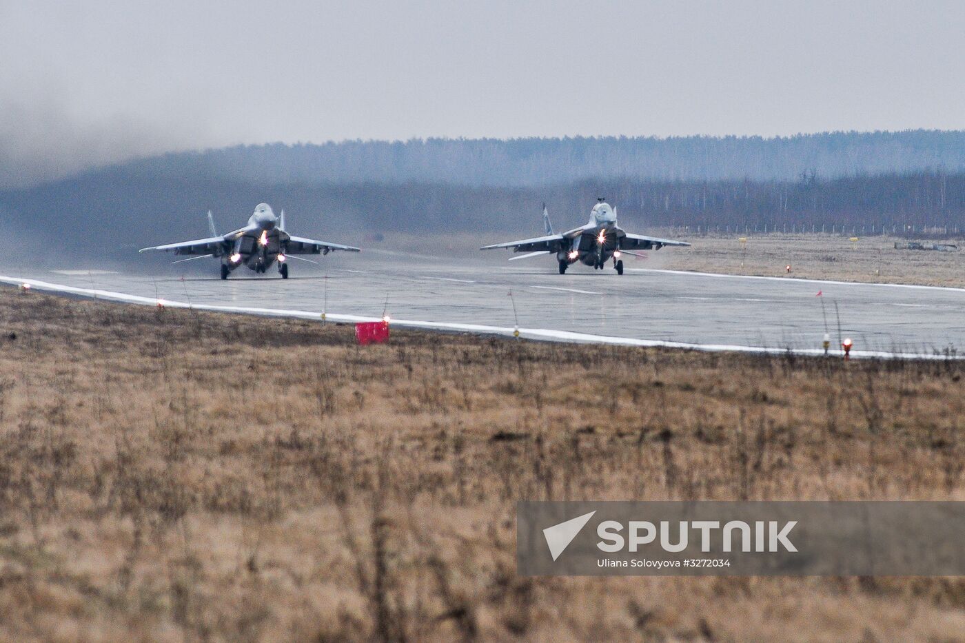 Training flights of Western Military District Fighter Aviation Regiment