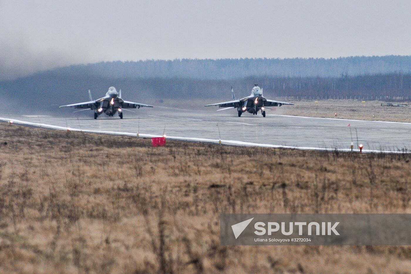 Training flights of Western Military District Fighter Aviation Regiment