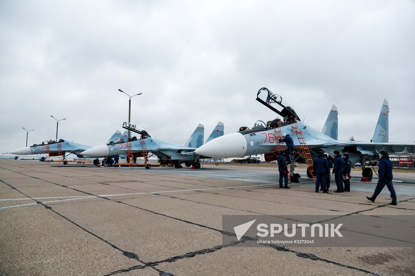 Training flights of Western Military District Fighter Aviation Regiment