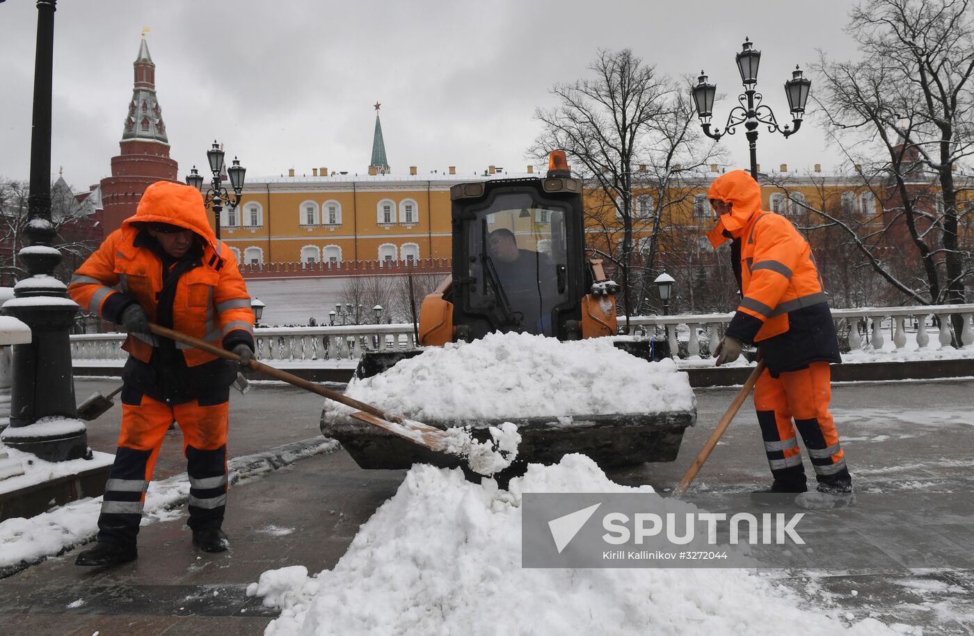 Snow in Moscow