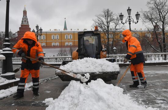 Snow in Moscow