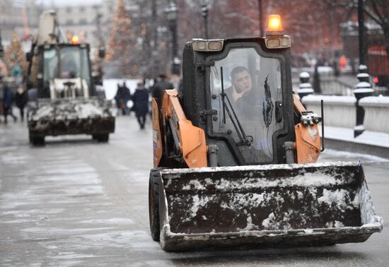 Snow in Moscow