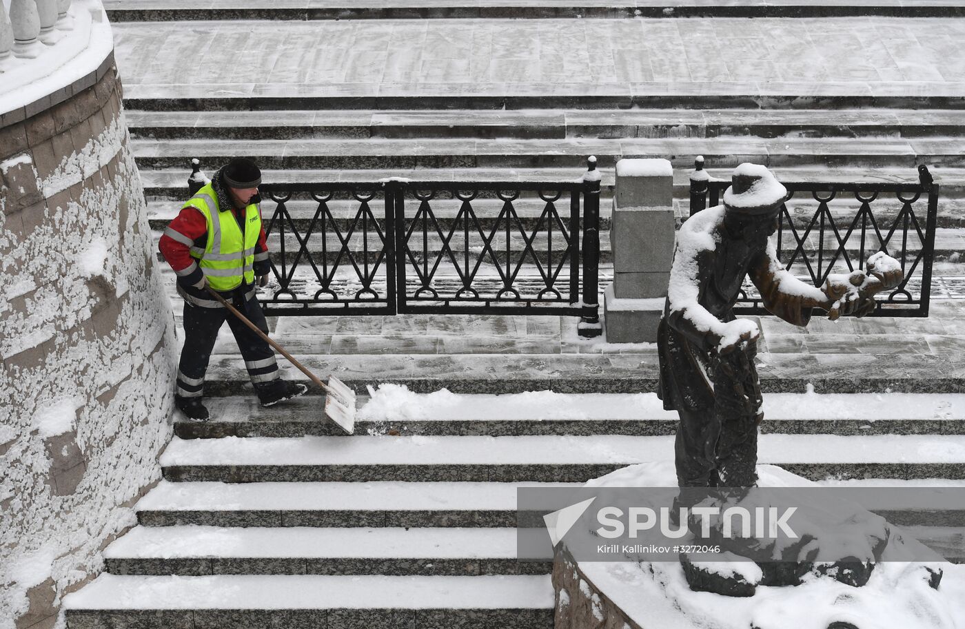 Snow in Moscow