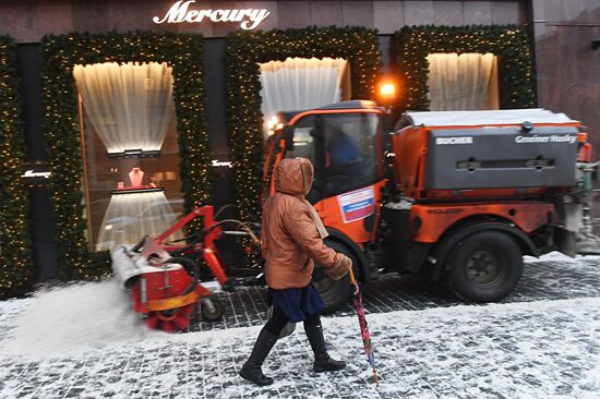 Snow in Moscow